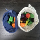 Cotton Bag Cotton Market Bag Wholesale Standard Size Custom Printed Recycling Cotton Mesh Bag Set