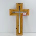 Wall Cross Unique Design Hot Sale Vintage Religious Product Rustic Standing Handmade Wall Wooden Cross