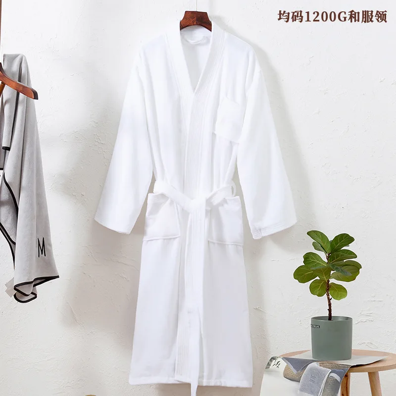 Top Quality 100% Cotton White His Her Waffle Bath Robe Kimono Mr Mrs Bathrobe for 5 Star Hotel Spa