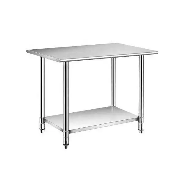 Made In China Stainless Steel Table Stainless Steel Work Table Commercial Kitchen Work Table 2024
