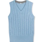School Winter School Custom Over Sized School Junior Students Spring Autumn Winter Uniform Sweater Vest