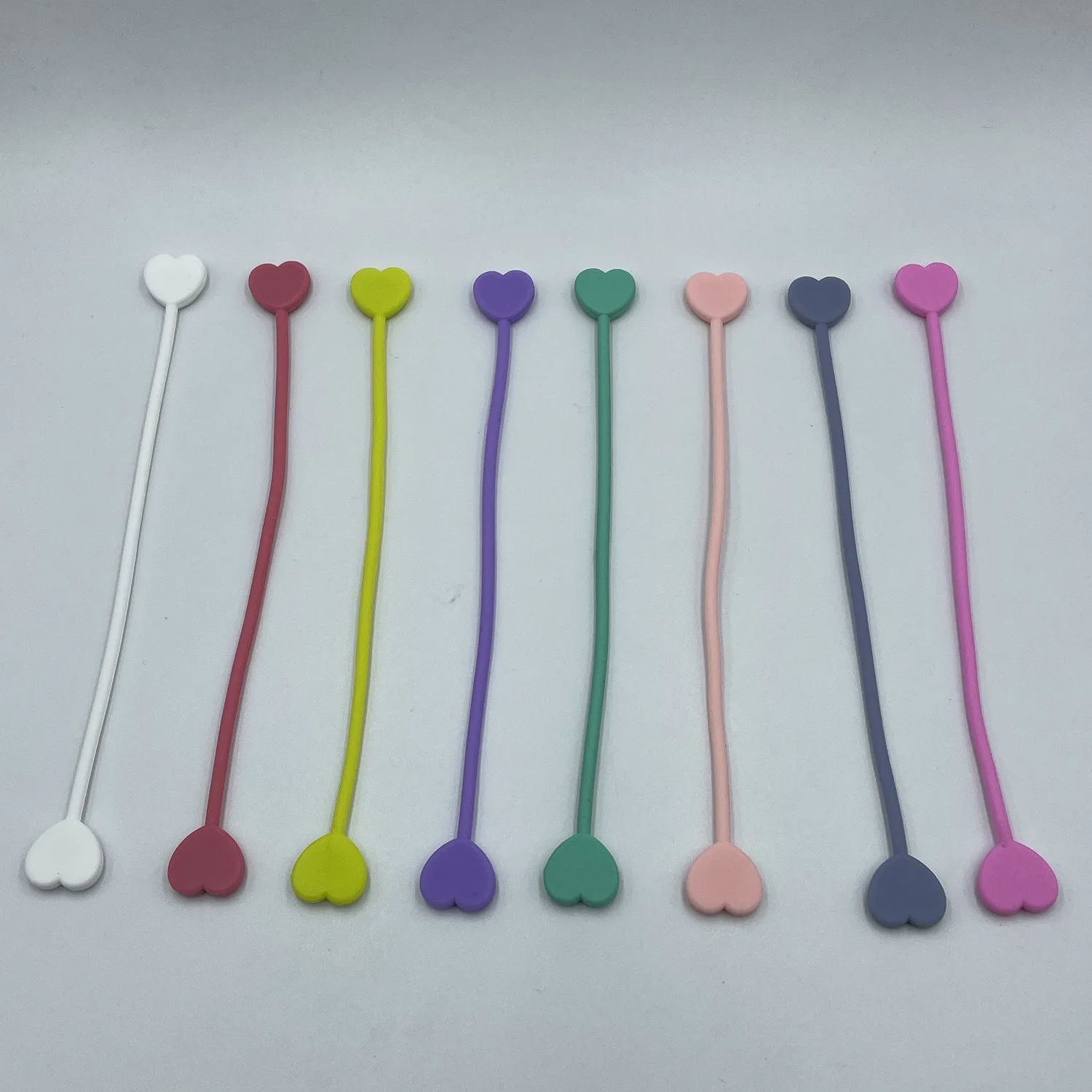 10 Color 10 Pack Silicone Cord Winder Headphone Organizer Magnetic Cable Clips