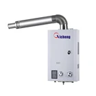 10L zero water pressure Natural Exhaust gas heater water