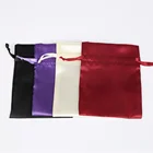 Wedding Silk Bags Wedding Satin Bag Support Oem Odm Service Wedding Satin Silk Hair Bags