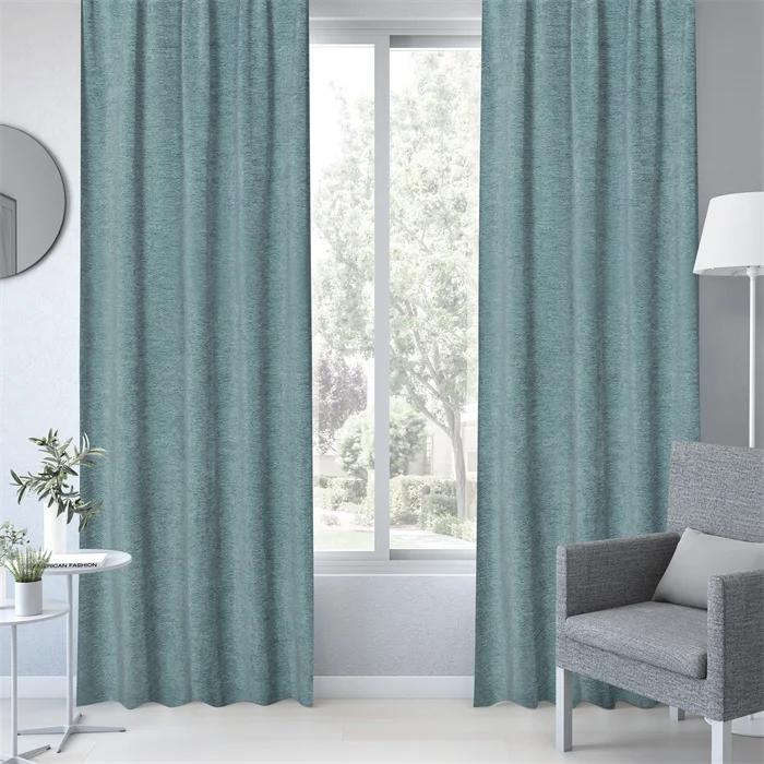 European style windows curtains living room luxury