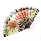 Fan Bamboo Fan Chinese Hign Quality Promotional Bamboo Wooden Fold Hand Held Fan Frame