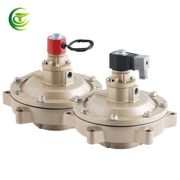 Brass Stainless Steel Pneumatic Diaphragm Dust Removal Valve Electromagnetic Pulse Design Gas Disposal Machinery Electric Power