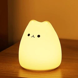 New Stock Arrival Lamp Baby, Led Night Light Usb Charging Rgb Multicolor Touch Sensor For Baby Bedside Lamp, Baby Lamp Night