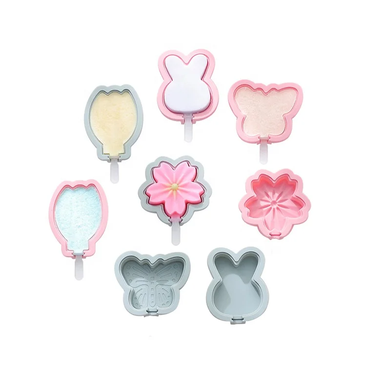 fruit flower shaped Silicone Candle Mold DIY Hug Heart Couple Bear Animal Candle Making Resin Soap Cake Mold Gifts Craft