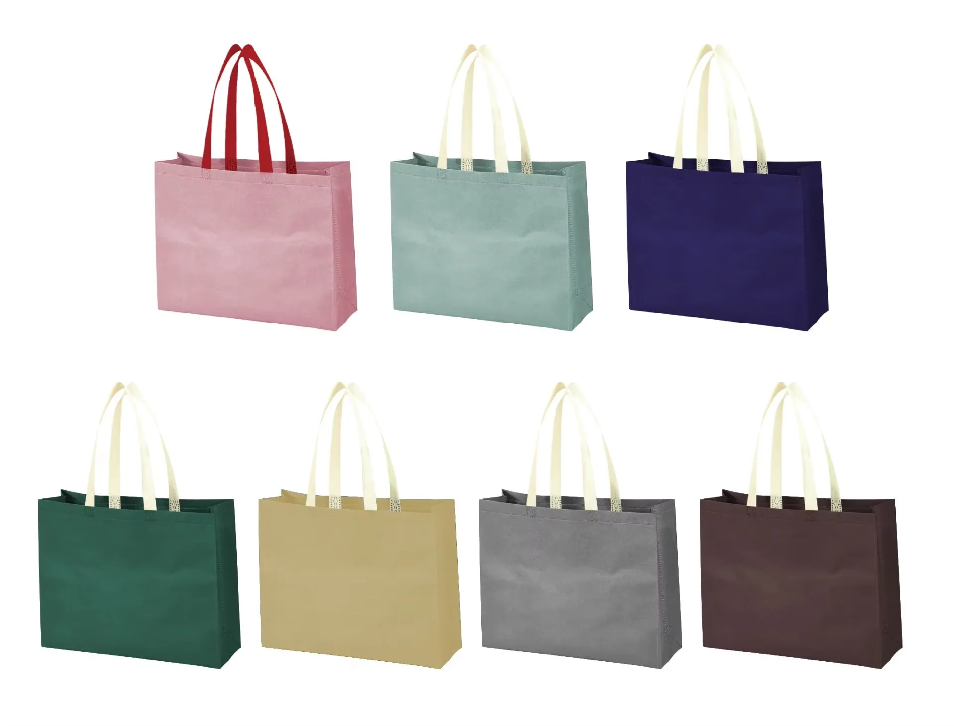 In Stock Eco-friendly Tote Bag Foldable Shopping Non-Woven Packing Bag Large Grocery Bags Convenient Storage Cloth manufacture