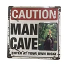 Family Tin Signs Embossed Custom Embossed Cheap Funny Animal Family Man Cave Metal Photo Frame Tin Sign