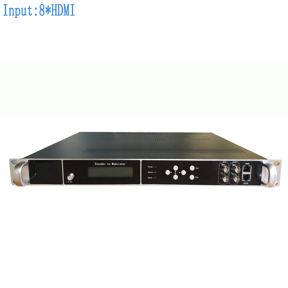 Port Digital Headend Encoder Modulador H Hd To Dvb C Dvb T Isdbt