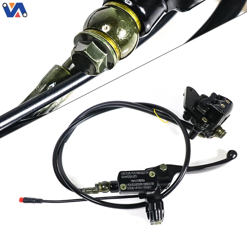 front hydraulic brake assembly for kugoo wish 01 tuttio soleil01 pre bled system electric dirt bike parts wholesale-6