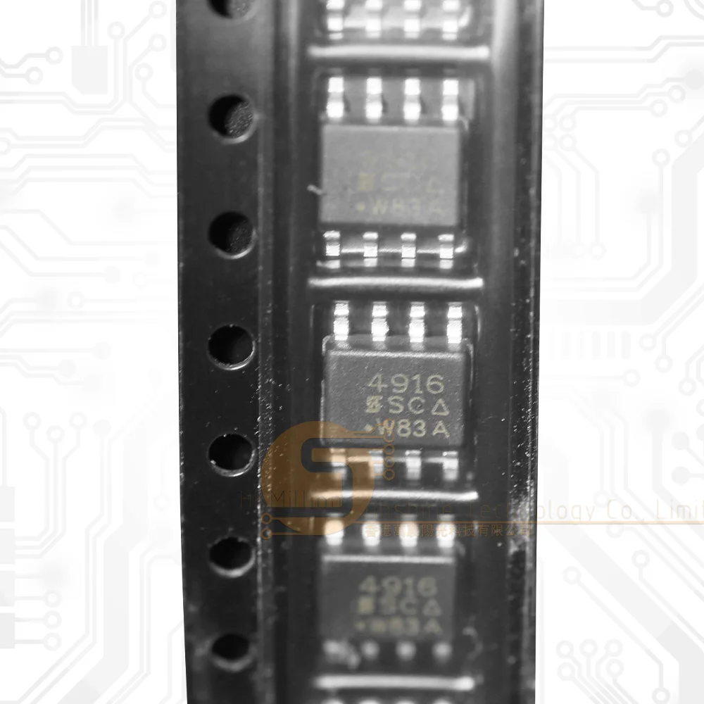 product si4916dy t1 e3 dual n channel mosfet 30v 10a sop 8 for power management motor control-0