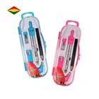 Compass Drawing Compass 5PCS Set Metal School Compass Drawing Compass With Lead Core Measuring Tools