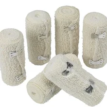 Manufacturer Medical Elastic Spandex Crepe Bandage Cotton for Wound Care