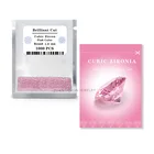 Faceted Machine Cut Round Small Gems 1000Pcs/Pack 1mm To 3mm Pink Color Loose Faceted Gemstones