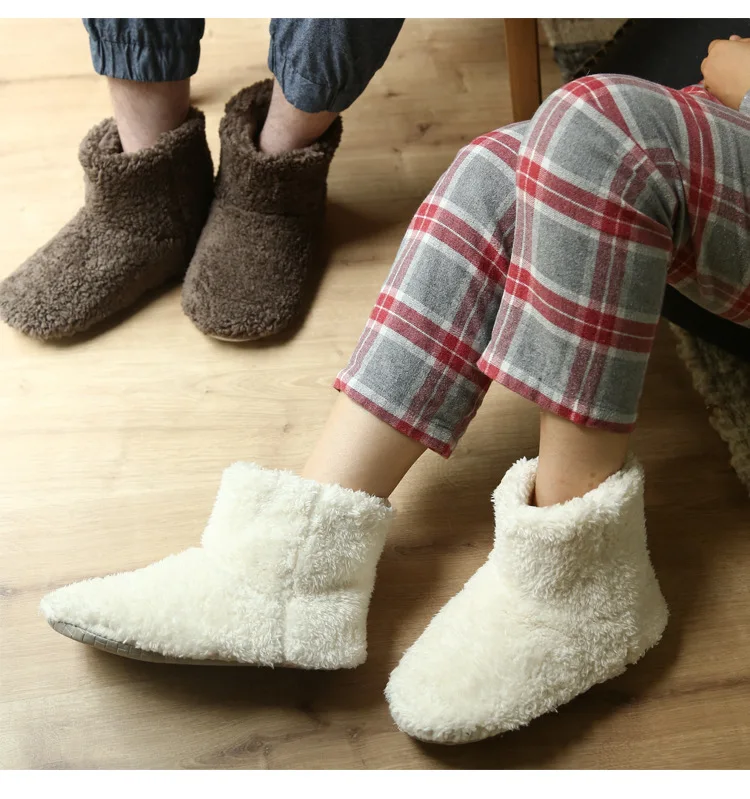 New Autumn Winter Home Wear Woman Japanese Style Boots Shoes Coral Fleece Indoor Cotton Shoes Warm Slippers Women - Buy Warm Indoor Fur Slipper Boots For Winter,Home Soft Slippers,Home Guest Felt
