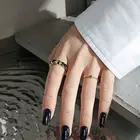 Design Silver Jewelry Ring Epoxy Design Silver Jewelry Sterling Silver Open Finger Ring