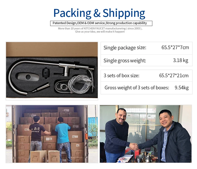 Good-value us style kitchen faucet upc pull down single handle pull out kitchen faucet for sink