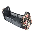 Diaper Bag Folding Diaper Bag With Changing Station Portable Travel Diaper Bag Backpack With Bassinet