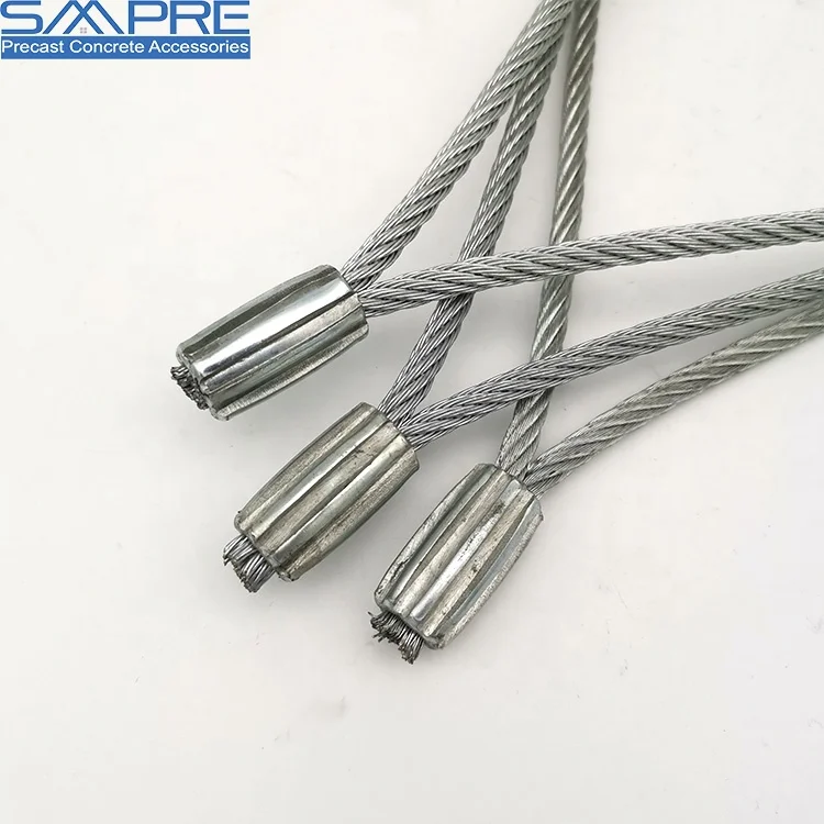 Factory Directly Supply Steel Wire Rope Loops Srl Mm Mm For