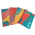 wholesale school 500 sheets wire spiral 3 ring notebook