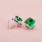 2021 Wholesale Customized Good Quality Stud Zircon Silver Earrings 925 Sterling