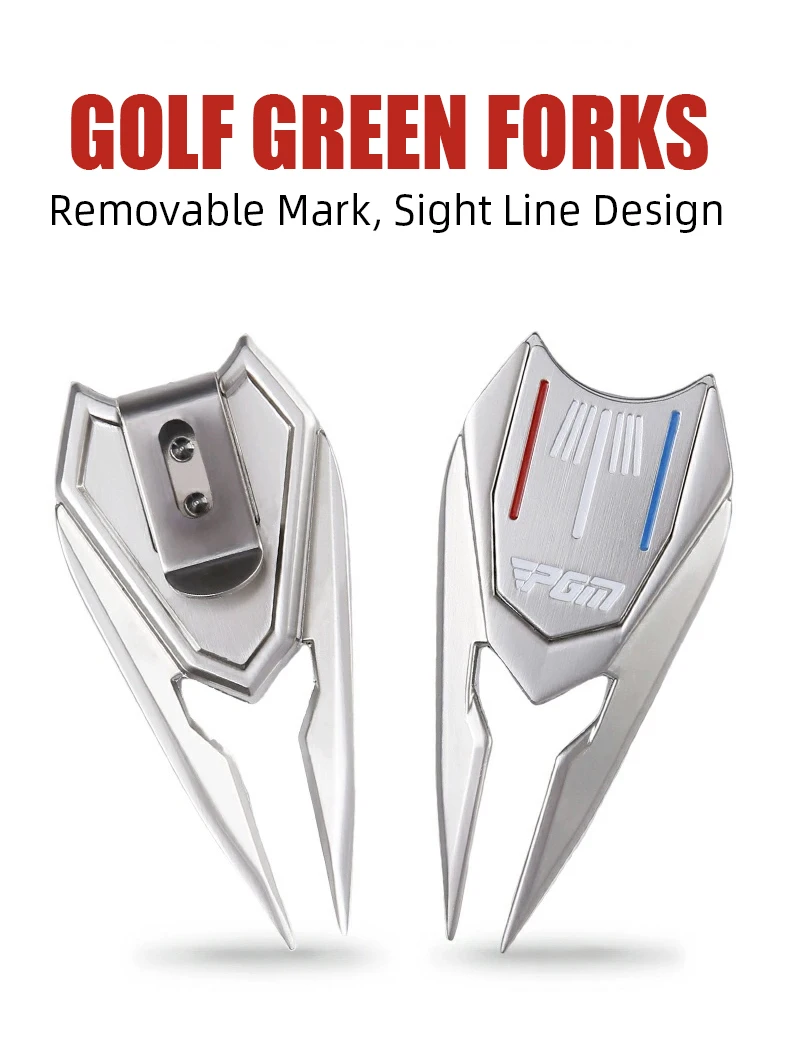 PGM GLC006 golf pitch fork divot tool golf fork golf green fork with