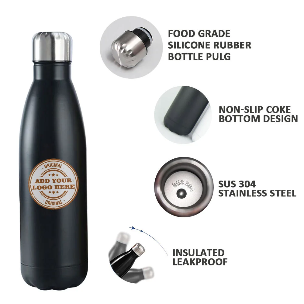 Promotional Gifts Custom Print 304 Stainless Steel Insulated Vacuum Cup ...