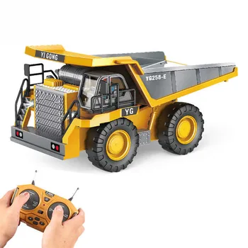 Hobby 2.4ghz 9ch Rc Dump Truck Model Construction Vehicle Radio Controlled Car Alloy Rc Dump Truck Other Toys