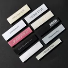 Satin Label Best Quality Satin Garment Labels Custom Cotton Cloth For Clothing Woven Label