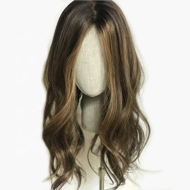 human hair silk topper