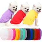 Cotton Vest Cotton Wholesale 100% Cotton Cheap Diy Blank Dog Vest Clothes Plain Soft Cotton Dog Shirt Summer Pet Clothes
