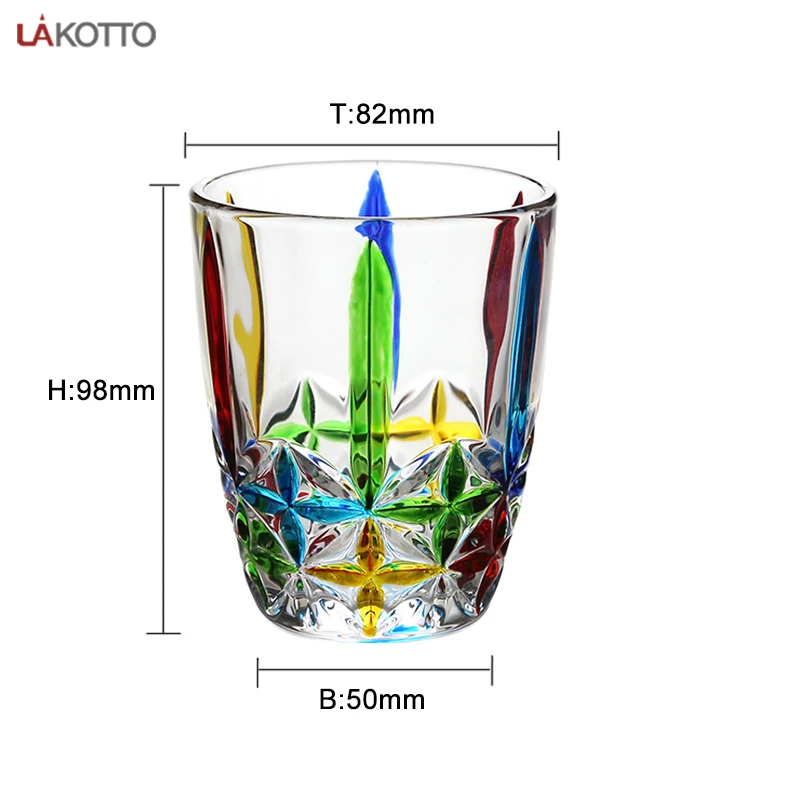 Wholesale Embossed Juice Water Glasses Ins Colored tea glass Wedding Drinking Glasses For Bar Party Restaurant