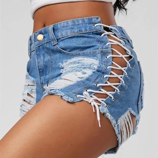 Hot view up jeans mini