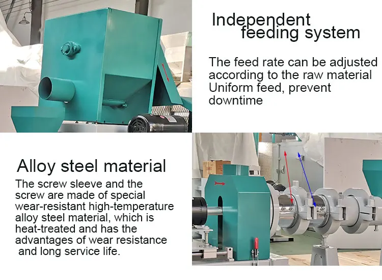 Animal Feed Processing Machines 50kg/h 80kg/h 100kg/h Fish Pet Cat Dog Food Extruder Processing Machine factory
