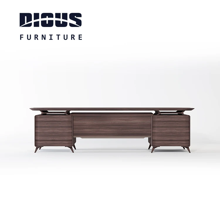 Dious popular high quality cherry wood executive desk ergonomic desk made in China