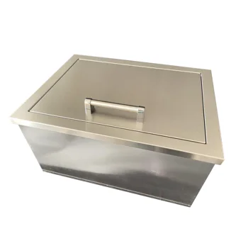 outdoor furniture kitchen island stainless steel ice bin high quality