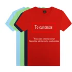 100% Cotton High-quality 100% Cotton Men's T-shirt With Customized Brand Logo T-shirt