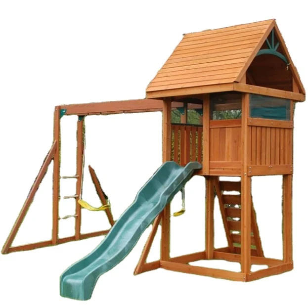 tesco swing and slide set