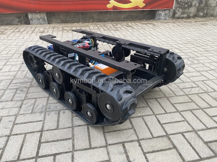 Small Vehicle Track System Small Robot Tracks Platform Atv Rubber Track