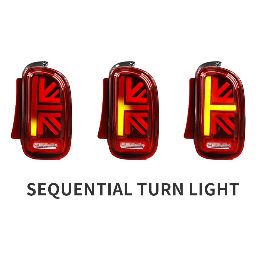 product plug and play led taillights for bmw mini clubman clubvan r55 taillight tail light 2008 2014 tail lamp assembly-11