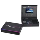 Presentation Marketing Greeting Gift Jewelry Ring LCD Screen Video Brochure Gift Box LCD Video Box For Promotion