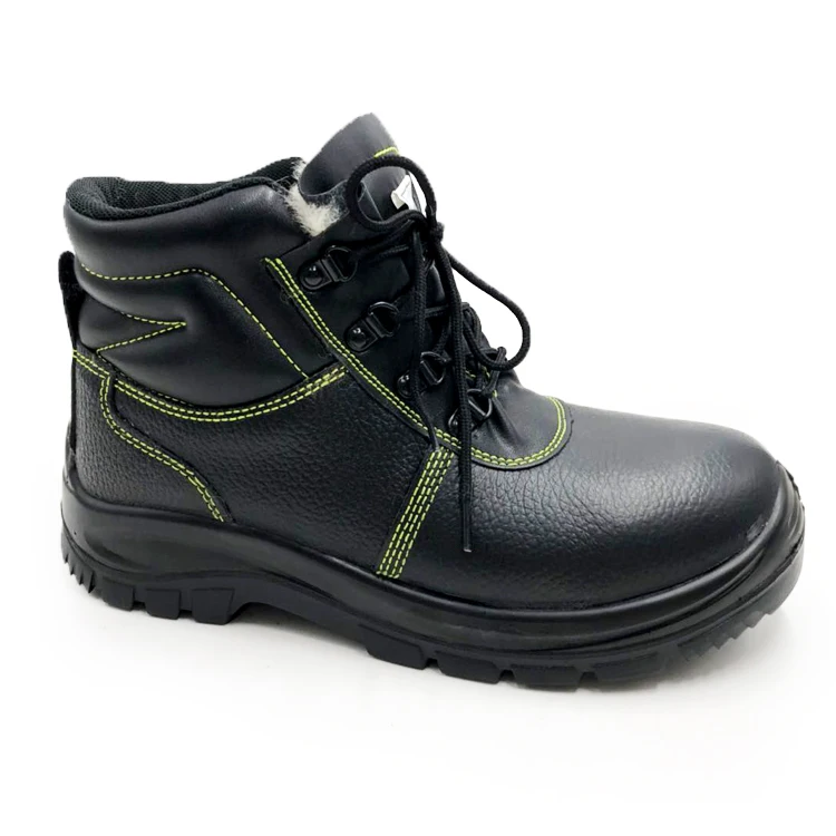 Botas De Seguridad Para Construcción,Calzado Cálido De Invierno De Alta  Calidad Para Trabajo Con Piel - Buy Propósito Especial Deporte Estilo Medio  Acero Cortado Dedo Del Pie Negro Calzado De Seguridad,Compuesto De