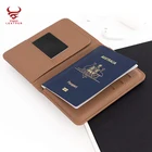 Wallet Leather Custom Logo Printing Travel Wallet Pu Leather Visa Holdres Passport Card Holder