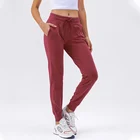 Pants Workout Sport Joggers Nylon Tapered Pants Women Running Fitness Waist Drawstring Sweatpants