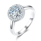 Round Cut Cubic Zirconia Jz0017 Platinum Plated Women Jewelry Round Cut CZ 5a Cubic Zirconia Wedding Ring