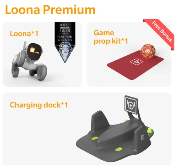 AI Loona Toy Robot a Cute Intelligent Companion of Pet Robot  Smart Robot for Kids   Desktop Toy