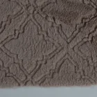 Rabbit Fur Factory Wholesale Khaki Embossed Plush Super Dull 10mm Warp Knitted Rabbit Fur